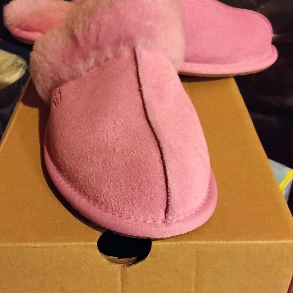 UGG Pink Kids Slippers